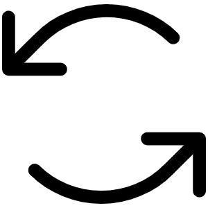 Arrows Counter Clockwise Light Icon from Phosphor Light Set