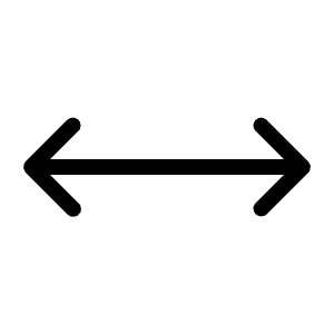 Arrows Horizontal Light Icon from Phosphor Light Set