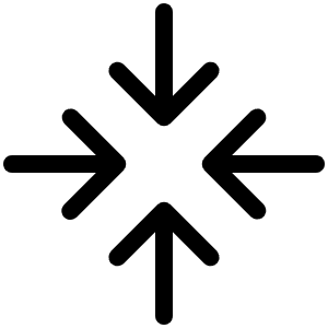 Arrows In Cardinal Light Icon from Phosphor Light Set