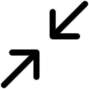 Arrows In Simple Light Icon from Phosphor Light Set