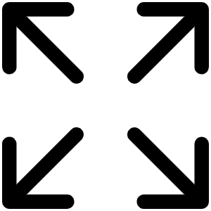 Arrows Out Light Icon from Phosphor Light Set