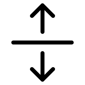 Arrows Out Line Vertical Light Icon from Phosphor Light Set