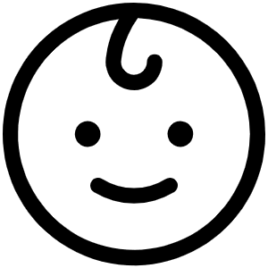 Baby Light Icon from Phosphor Light Set