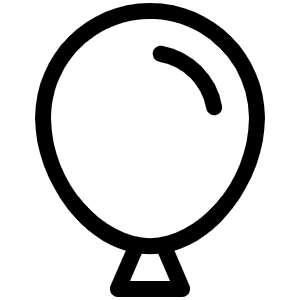 Balloon Light Icon from Phosphor Light Set