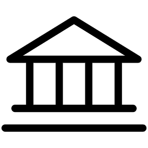 Bank Light Icon from Phosphor Light Set