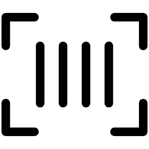 Barcode Light Icon from Phosphor Light Set