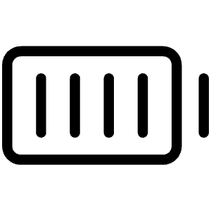Battery Full Light Icon from Phosphor Light Set
