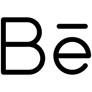 Behance Logo Light Icon from Phosphor Light Set
