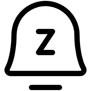 Bell Simple Z Light Icon from Phosphor Light Set