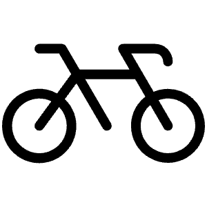 Bicycle Light Icon from Phosphor Light Set