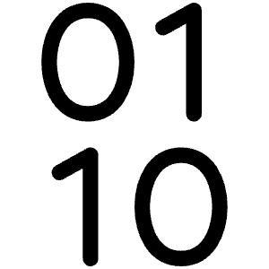 Binary Light Icon from Phosphor Light Set