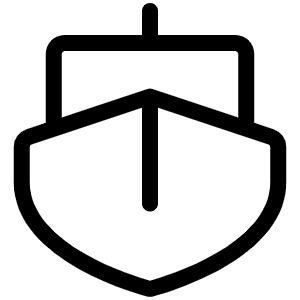 Boat Light Icon from Phosphor Light Set