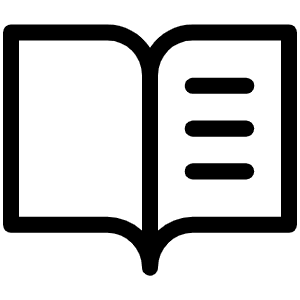 Book Open Text Light Icon from Phosphor Light Set