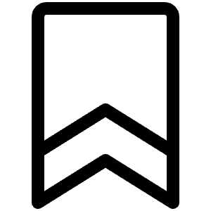 Bookmark Light Icon from Phosphor Light Set