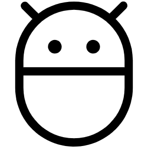 Bug Droid Light Icon from Phosphor Light Set