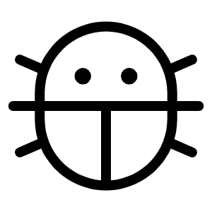 Bug Light Icon from Phosphor Light Set