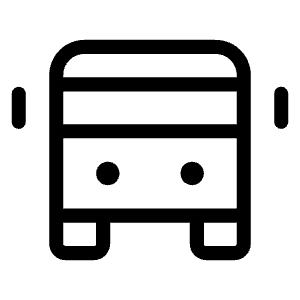 Bus Light Icon from Phosphor Light Set