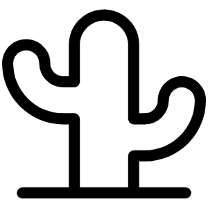 Cactus Light Icon from Phosphor Light Set