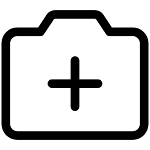 Camera Plus Light Icon from Phosphor Light Set