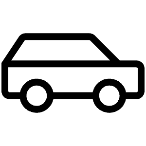 Car Profile Light Icon from Phosphor Light Set