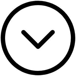 Caret Circle Down Light Icon from Phosphor Light Set