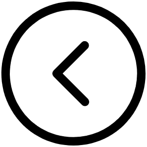 Caret Circle Left Light Icon from Phosphor Light Set