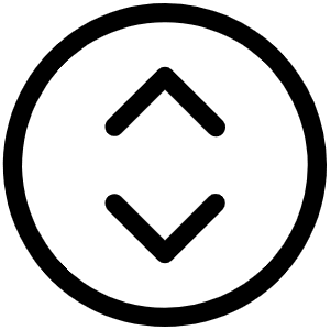 Caret Circle Up Down Light Icon from Phosphor Light Set