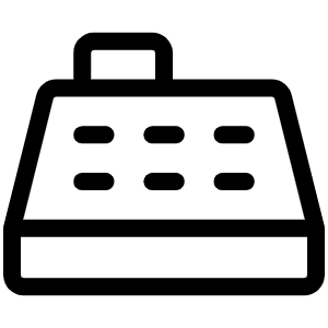 Cash Register Light Icon from Phosphor Light Set