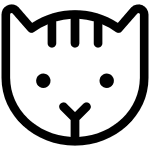 Cat Light Icon from Phosphor Light Set