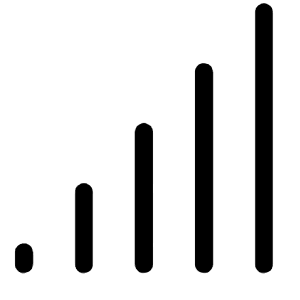 Cell Signal Full Light Icon from Phosphor Light Set