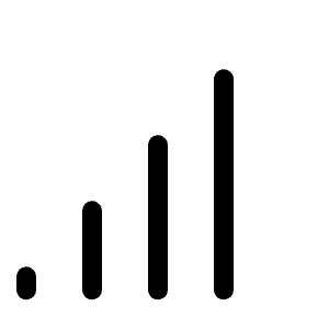 Cell Signal High Light Icon from Phosphor Light Set