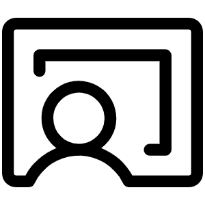 Chalkboard Teacher Light Icon from Phosphor Light Set