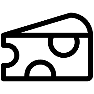 Cheese Light Icon from Phosphor Light Set