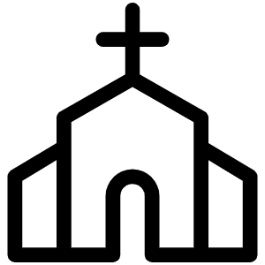 Church Light Icon from Phosphor Light Set