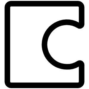 Coda Logo Light Icon from Phosphor Light Set