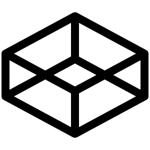 Codepen Logo Light Icon from Phosphor Light Set