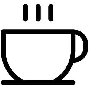 Coffee Light Icon from Phosphor Light Set