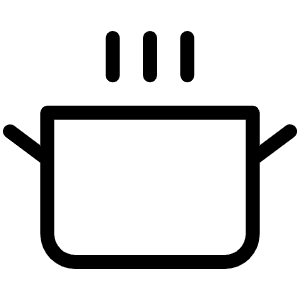 Cooking Pot Light Icon from Phosphor Light Set