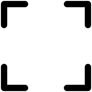 Corners Out Light Icon from Phosphor Light Set