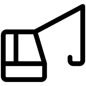 Crane Light Icon from Phosphor Light Set