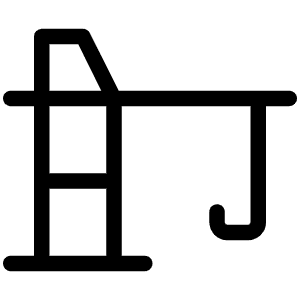 Crane Tower Light Icon from Phosphor Light Set