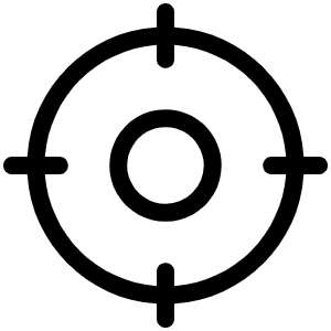 Crosshair Light Icon from Phosphor Light Set