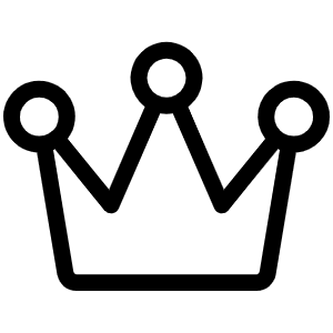 Crown Light Icon from Phosphor Light Set