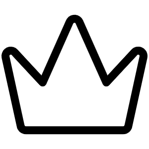 Crown Simple Light Icon from Phosphor Light Set