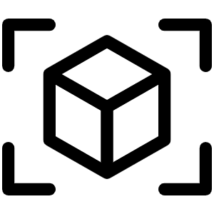 Cube Focus Light Icon from Phosphor Light Set