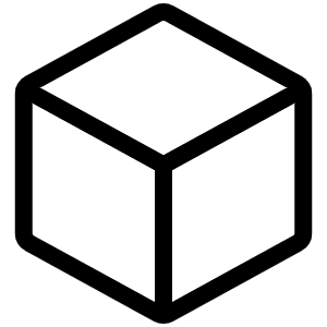 Cube Light Icon from Phosphor Light Set