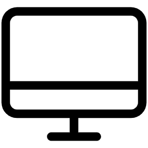 Desktop Light Icon from Phosphor Light Set