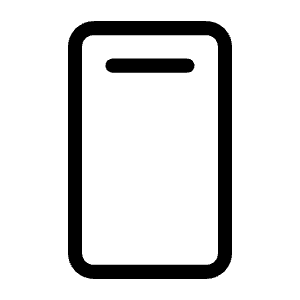 Device Mobile Speaker Light Icon from Phosphor Light Set