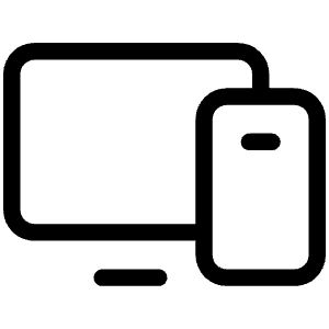 Devices Light Icon from Phosphor Light Set