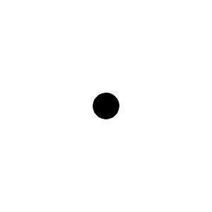 Dot Light Icon from Phosphor Light Set